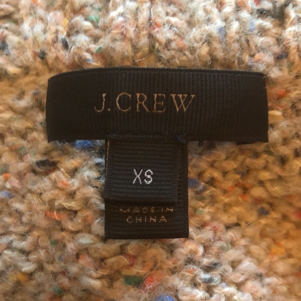 J. Crew Wool Confetti Mock Neck Sweater Size XS - Picture 11 of 13